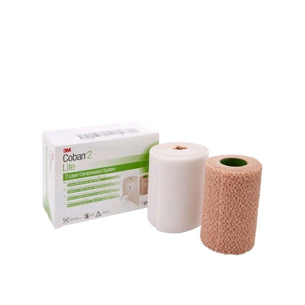 3M™ Coban 2 Lite Two-Layer Compression Bandage System, 10cm x4.7 meters Exp 2028